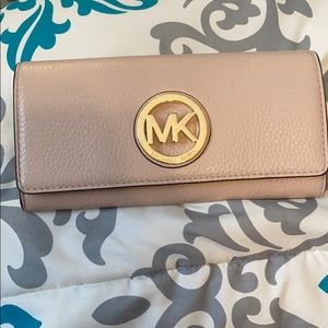 Pink Michael Kors Full size wallet